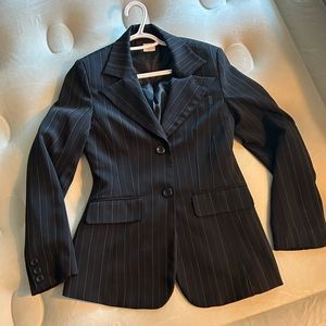 Pinstripe flattering blazer